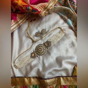 White Choker Necklace